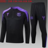 Chándal FC Barcelona 2025/26 (Black Half zipper) - NIÑOS